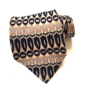 RIGGINGS Silk Wide Pattern Men’s Tie